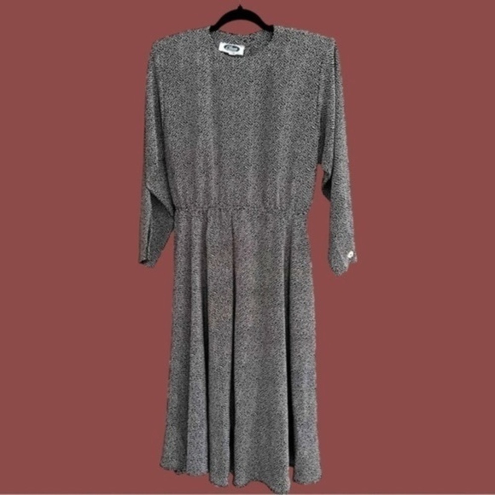 Vintage Clues Collections Polka Dot Midi Dress